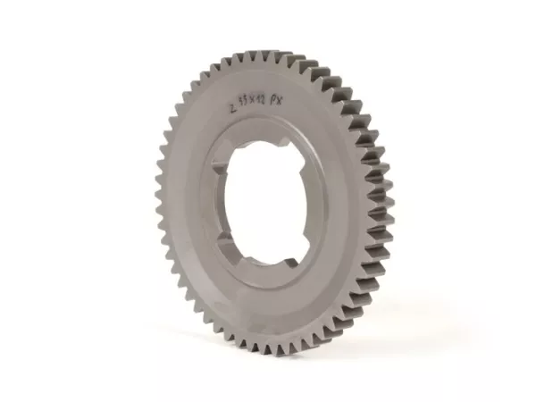 1st gear cog -BENELLI- Vespa PX125, PX150, PX200, T5 125cc, Cosa - 55 (-2) teeth in saldo